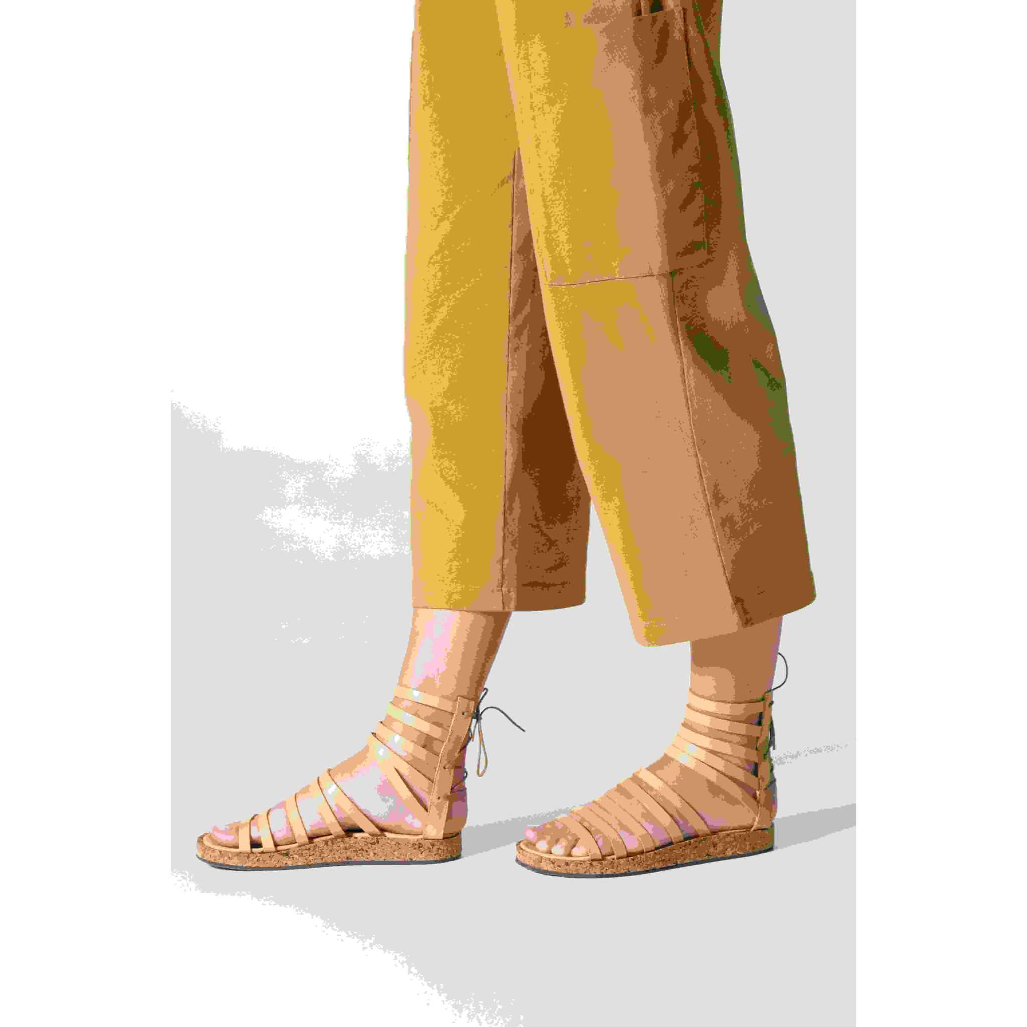 Sandalias S3211 RESTORED SKIN CREAM / TARDANA color Cream