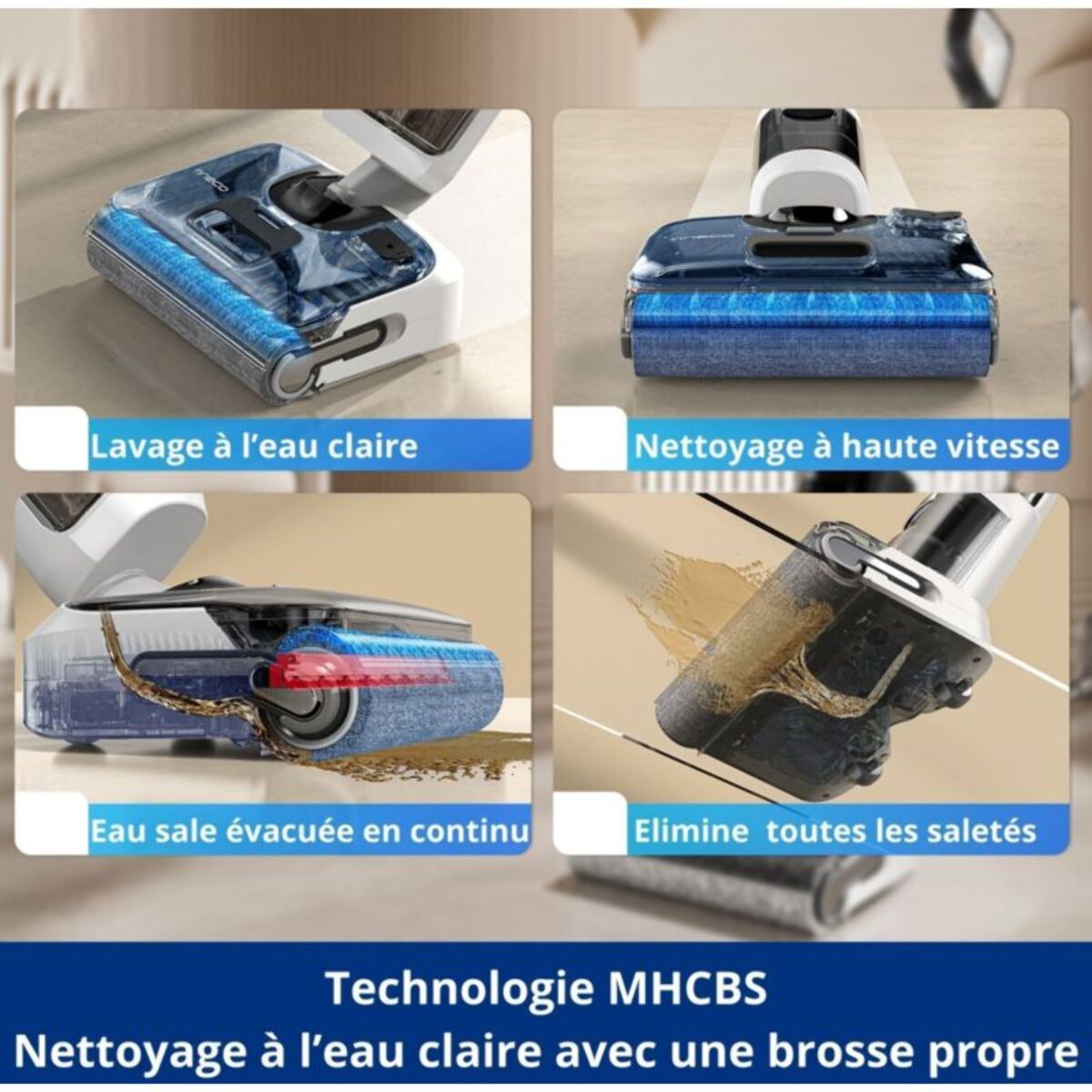 Aspirateur laveur TINECO Floor One S5 Stretch Extreme