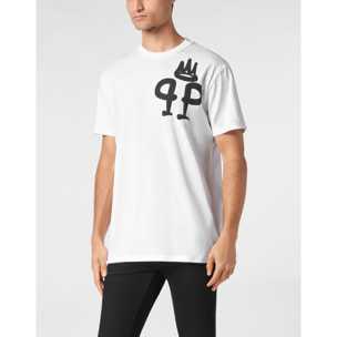 PHILIPP PLEIN Camiseta de cuello redondo y manga corta KING PLEIN