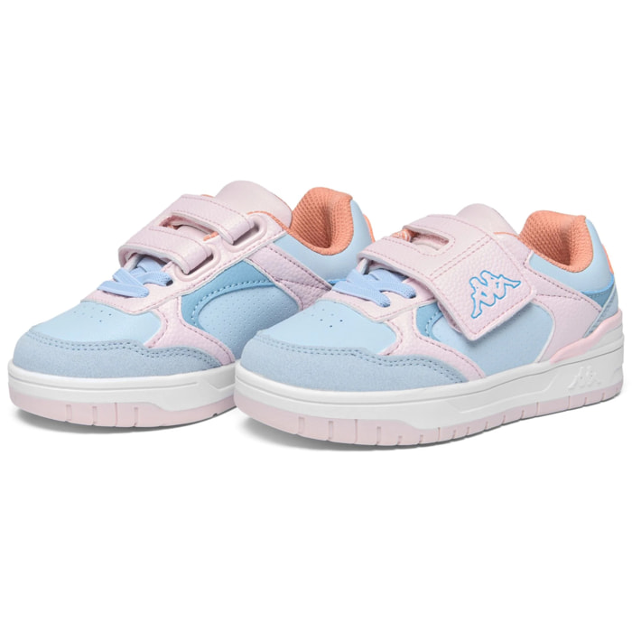 Kappa - Sneakers Bambino/a Blu - Logo Manis 2.0 Ev Kid