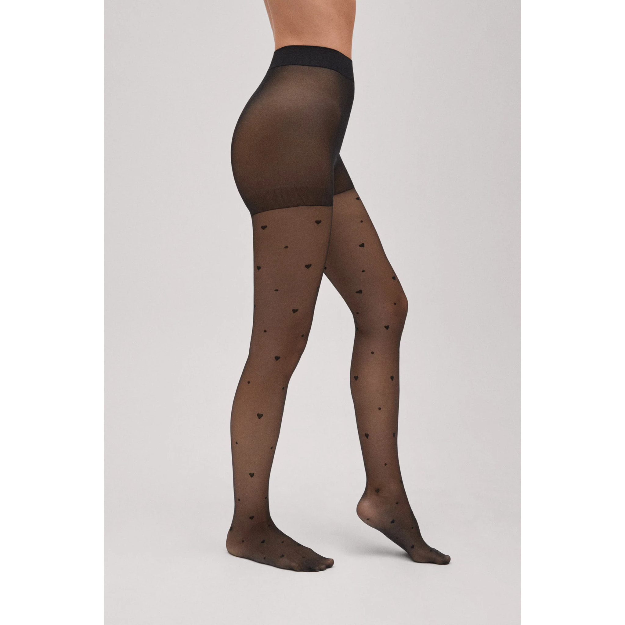 Collant con stampa a cuore 20 denari