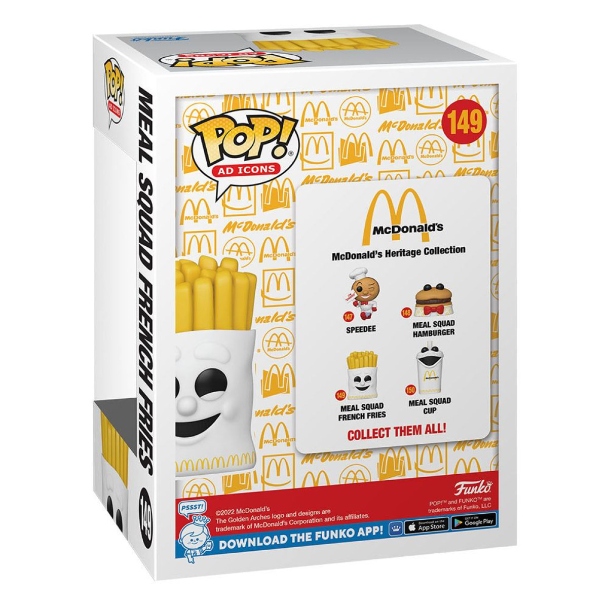 Mcdonalds Pop! Ad Icons Vinile Figura Fries 9 Cm Funko