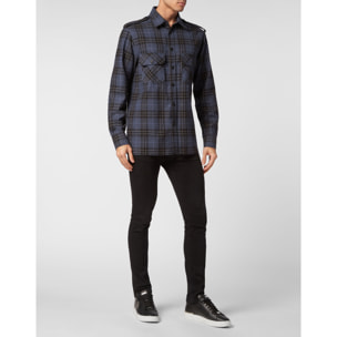 PHILIPP PLEIN Shirt Oversize Fit SKULL&BONES