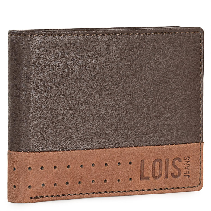 Cartera Hombre Piel Lois Durham Marron-Tan