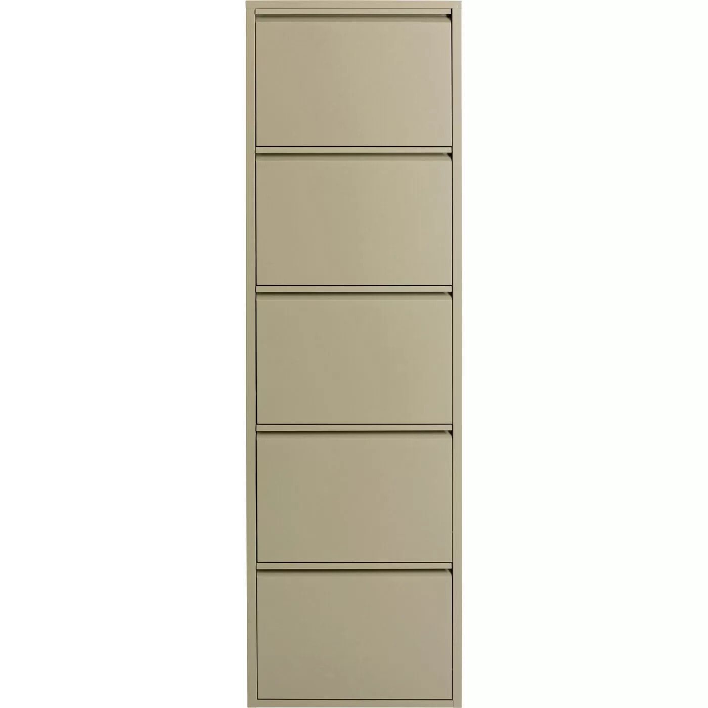 Casier à chaussures Caruso kaki 5 tiroirs Kare Design