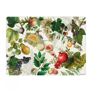 Set vinyle 860 g/m² imprimé beige vert Abondance d'automne naturel