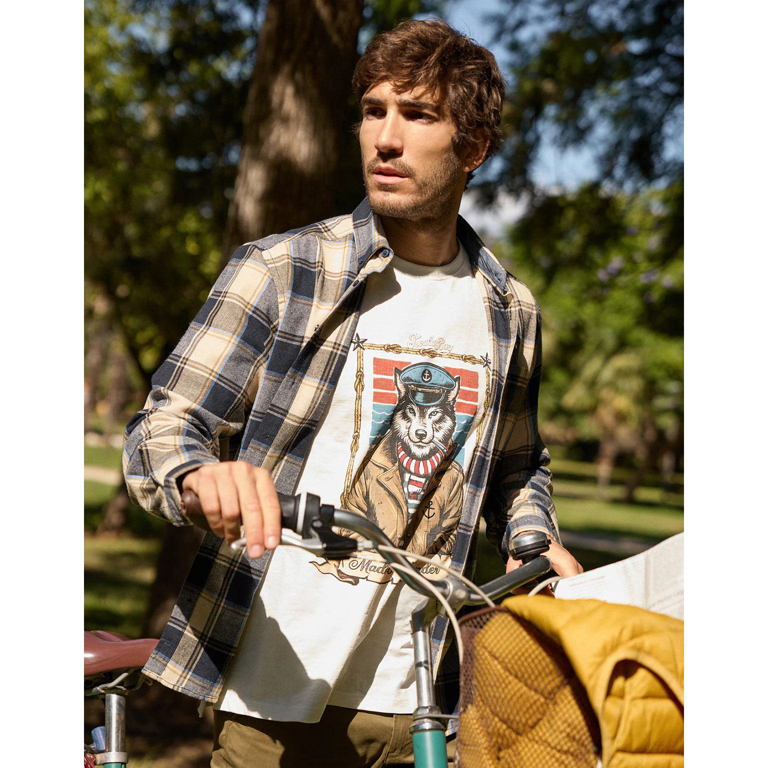 Camisa de Cuadros Azul Marino - Martel