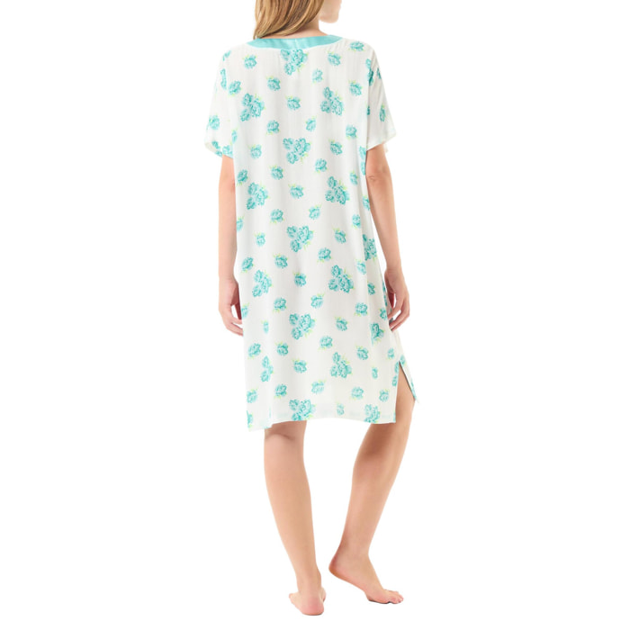 Camisón corto turquesa