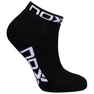 Pack calcetines técnicos TOBILLEROS "pinkies" negro/blanco