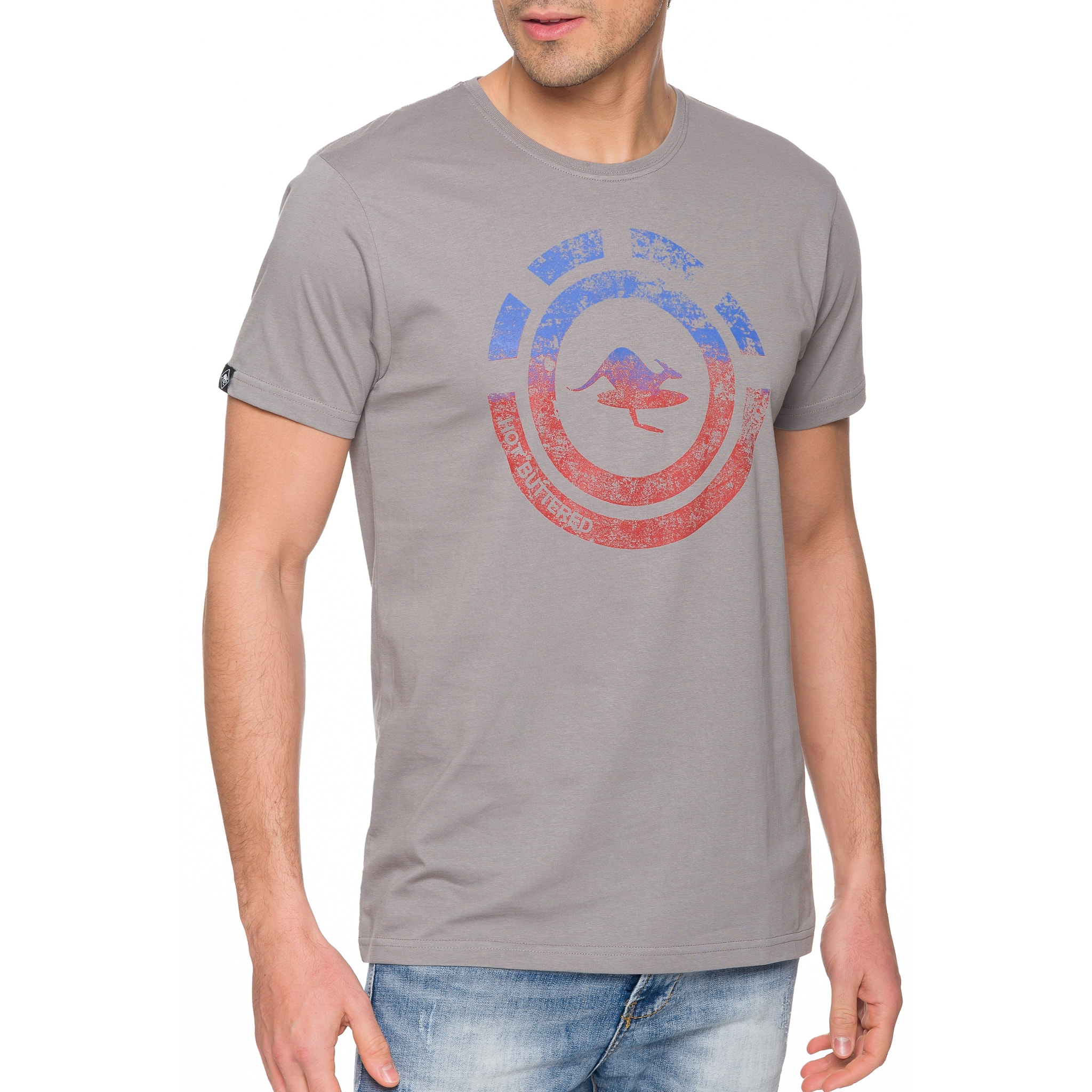 Camiseta Hot Buttered NAHUA Gris Claro