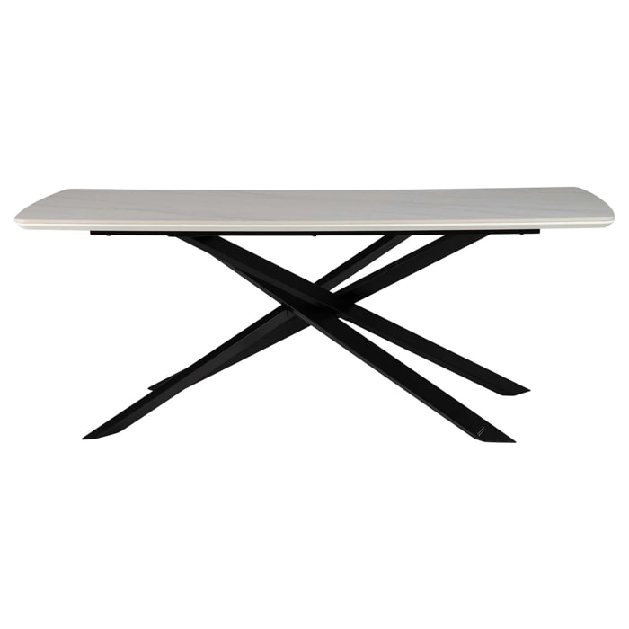 Mesa Comedor Ceramica Metal Moncton 200x100x75 Cm