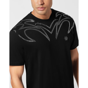 PHILIPP PLEIN Camiseta de cuello redondo y manga corta