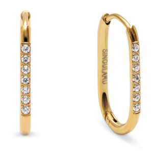 Orecchini Bibi  in Acciaio Placcato Oro