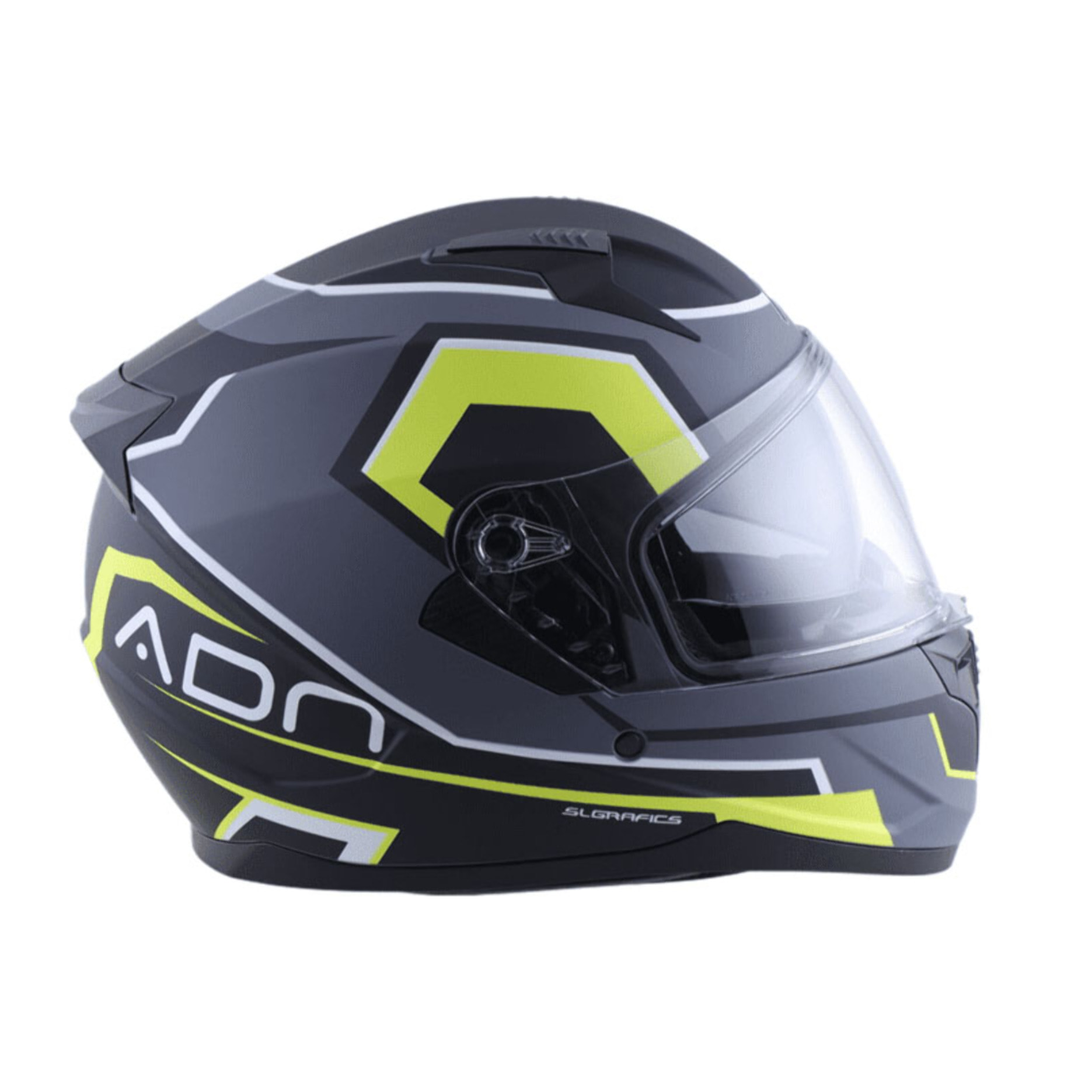 ADN STELVIO FURY BLACK GREY YELLOW