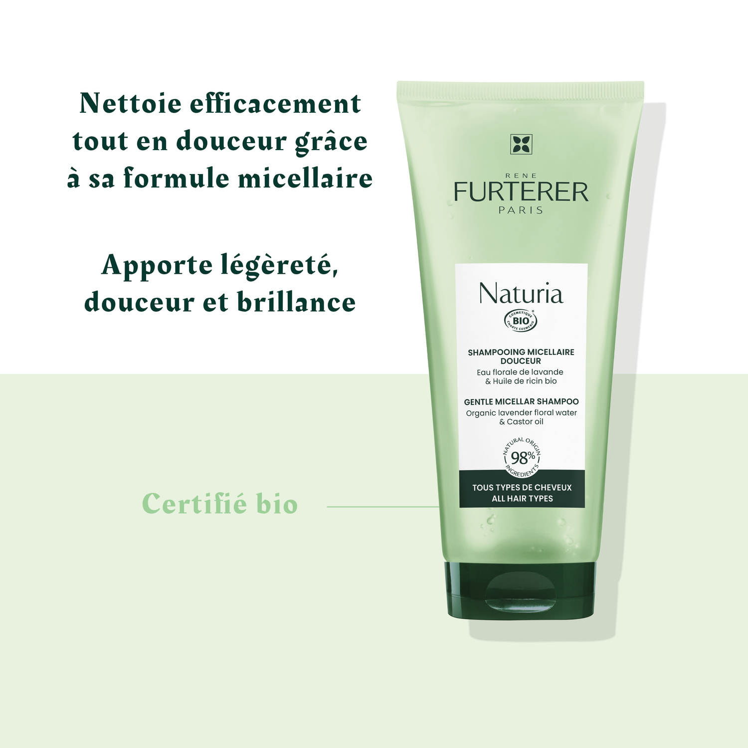 Naturia  - Shampoing Micellaire Douceur