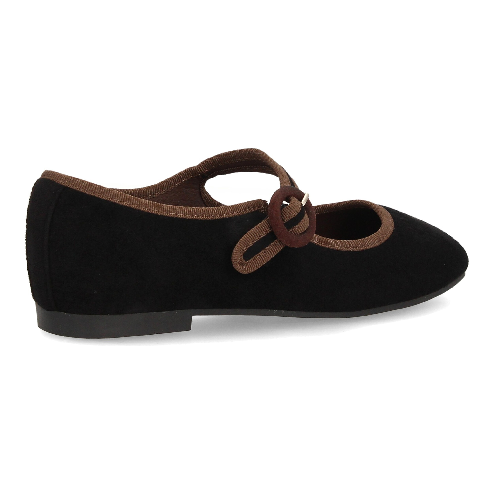 Bailarinas mujer con hebilla circular ajustable
