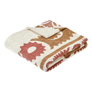 Dessus de lit Sienna 260x240 terracotta