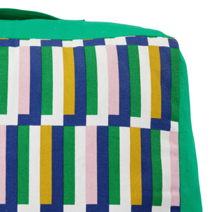 Coussin de sol "Disso" vert 48x48cm