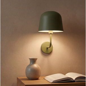 Forlight Fres aplique exterior verde para bombilla E14