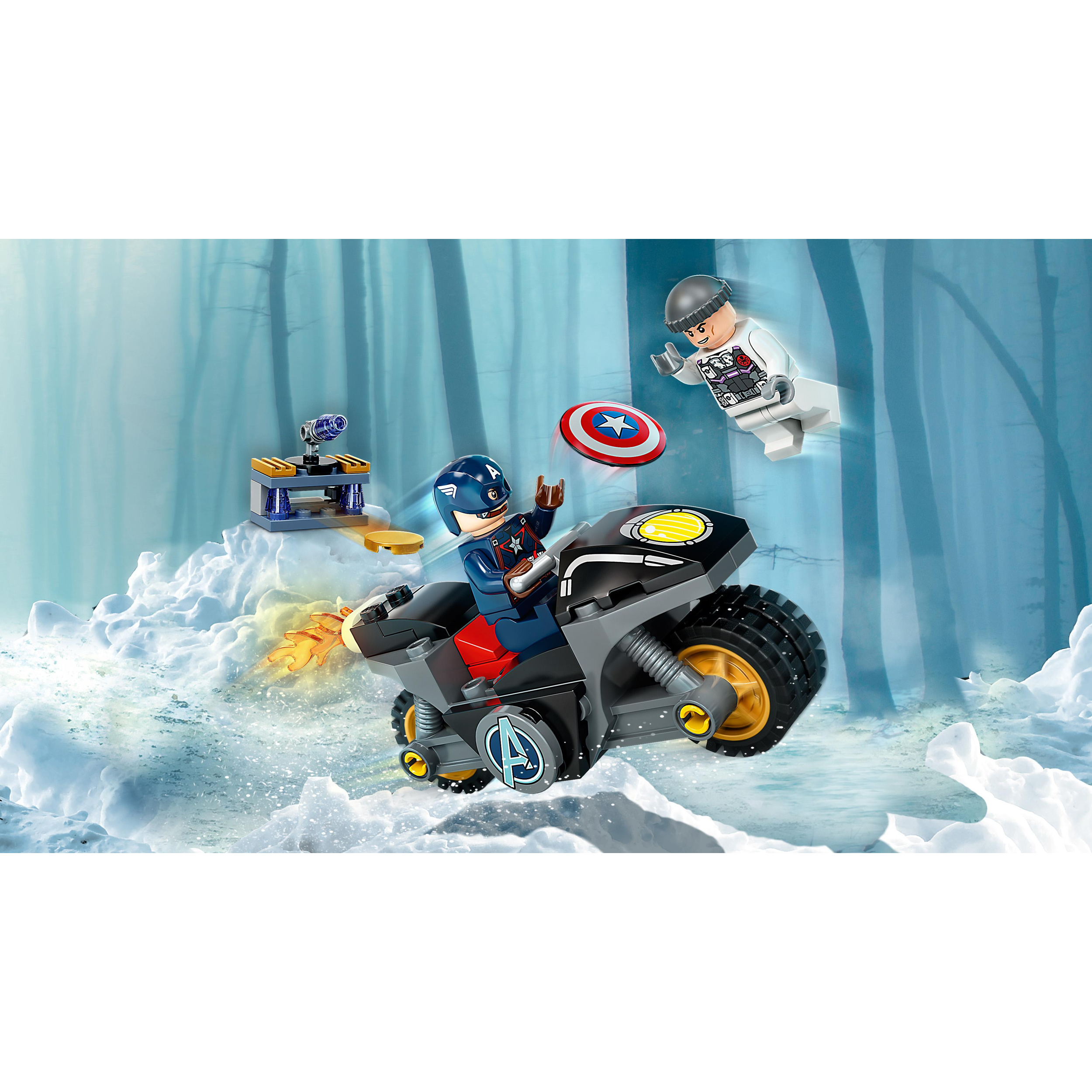 LEGO MARVEL SUPER EROI 76189 - SCONTRO TRA CAPTAIN AMERICA E HYDRA