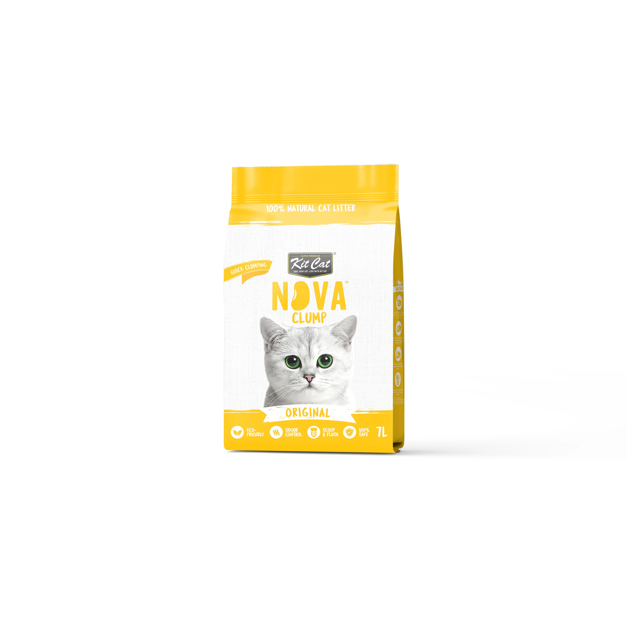 Kit Cat Arena Eco Nova - Original 7 L Arena para gatos
