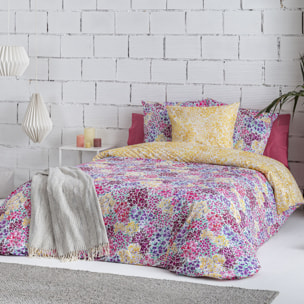 Funda nórdica reversible 100% algodón KASAI multicolor - varias medidas disponibles