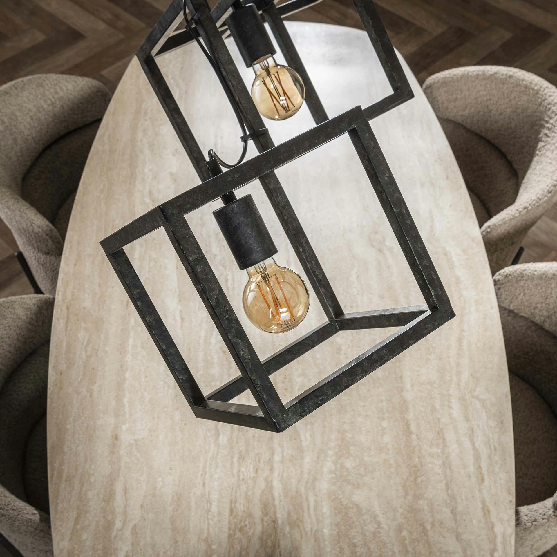 Suspension design 4 cubes en métal RALF