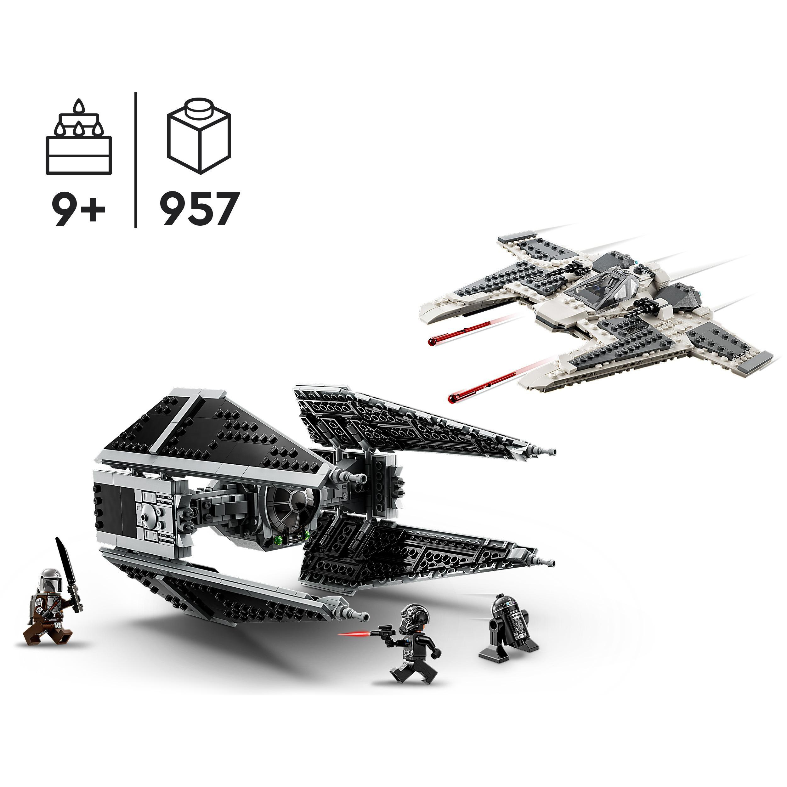 LEGO STAR WARS 75348 - FANG FIGHTER MANDALORIANO VS TIE INTERCEPTOR