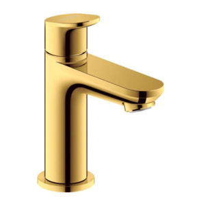 Robinet lave-mains eau froide DURAVIT Wave doré poli