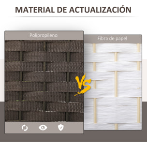 Biombo de 4 Paneles Separador de Ambientes Plegable 160x170 cm Biombo Separador de Ambientes para Salón Dormitorio Oficina