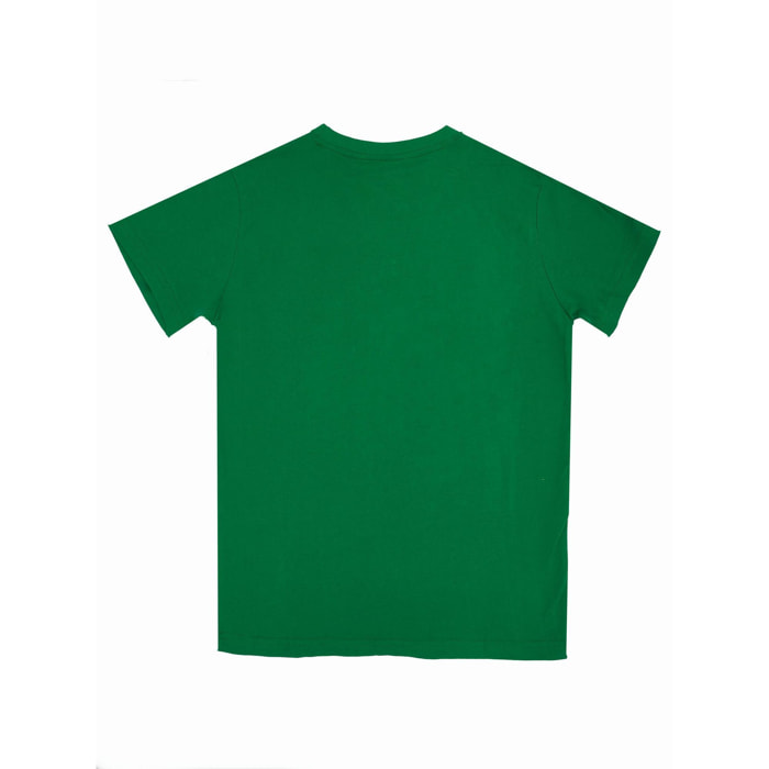 T-shirt a maniche corte da bambino logo grande Basic