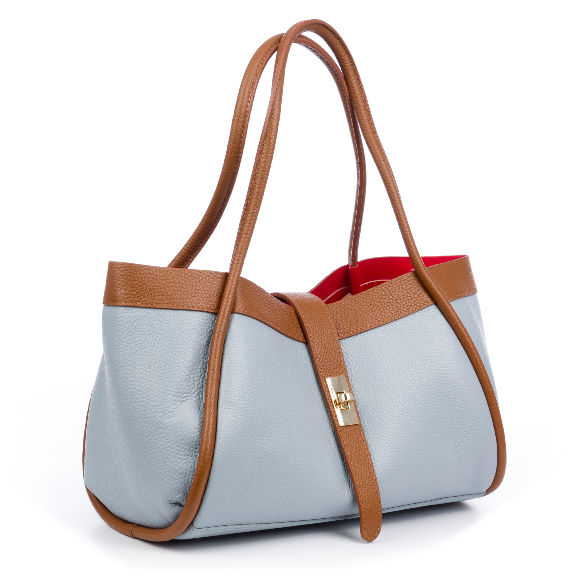 Beinette Borsa Tote Donna. Vera Pelle Dollaro.