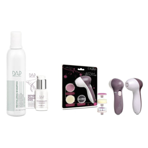 pack revitalizador del cabello + set micro abrasion facial de regalo