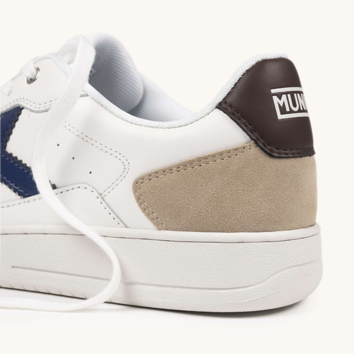 Sneakers de Estilo Tenis con Detalles en Marino y Marrón MUNICH LEGIT MAN 115