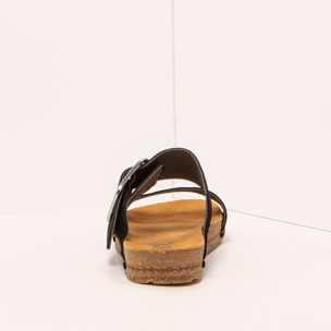 Sandalias 0175 NOBUCK BLACK/ CRETA color Black