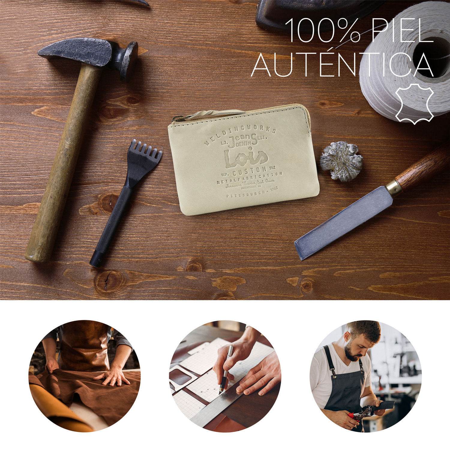 Cartera Lois Lois Jeans Beige