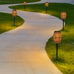 Balise solaire à piquer SILVINA H70CM