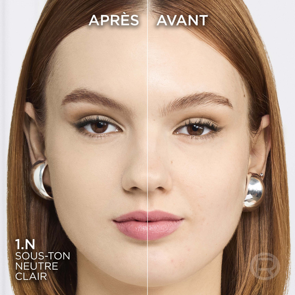 L'Oréal Paris Accord Parfait Fond de Teint Fluide 1.N Ivoire 30ml