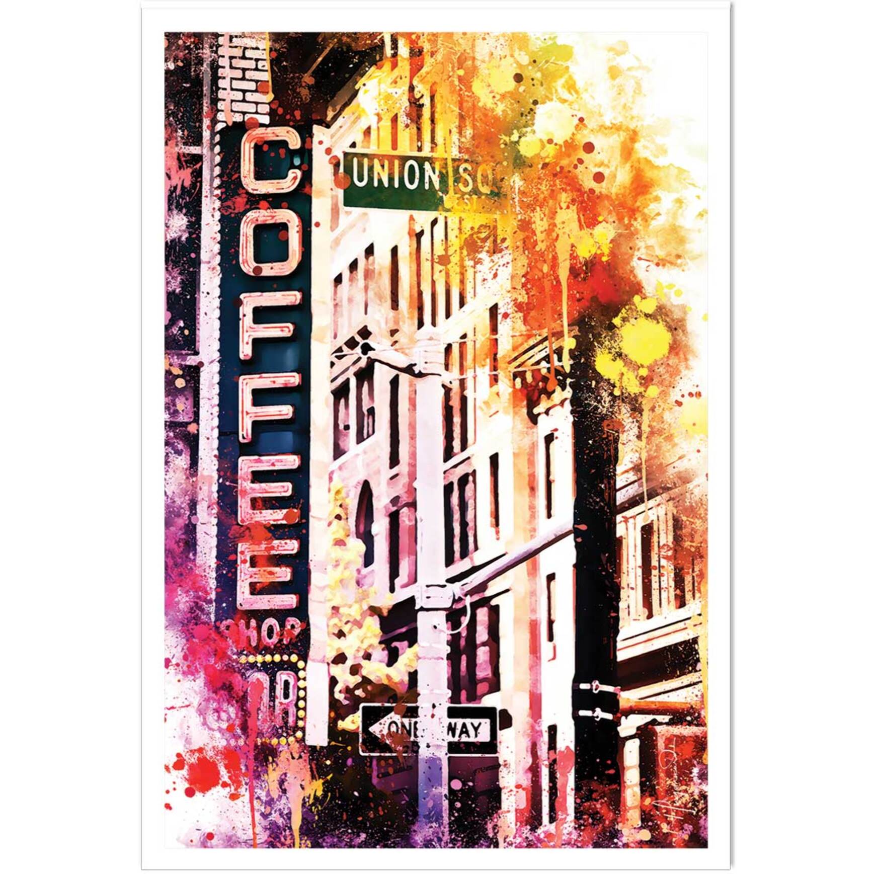 Affiche new york union square flash vision Affiche seule