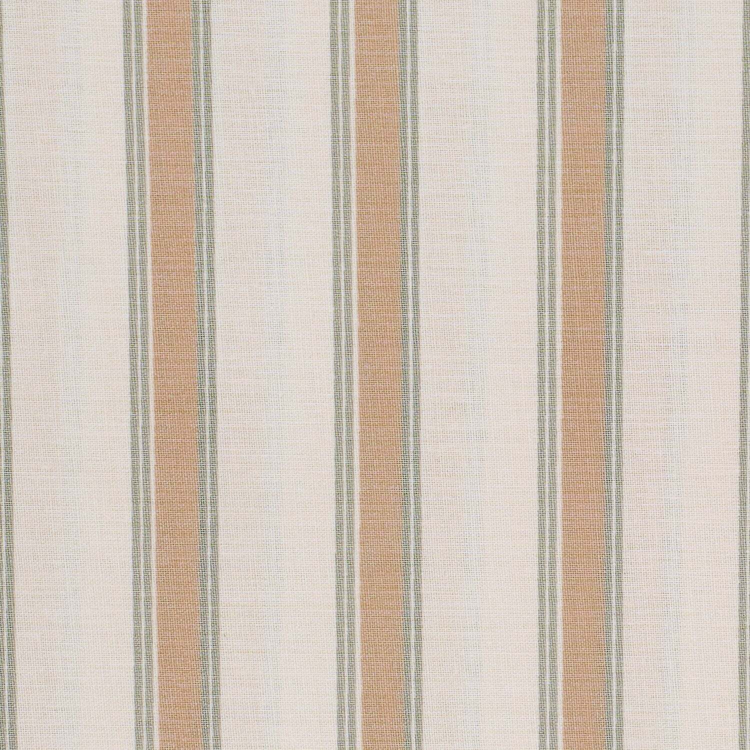 Juego de sábanas de algodón raya sit beige/verde