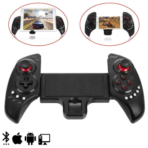 Gamepad Bluetooth estensibile, con supporto centrale, per Smartphone, Tablet e PC