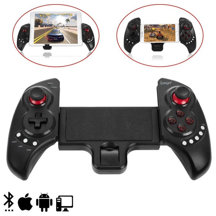 Gamepad Bluetooth estensibile, con supporto centrale, per Smartphone, Tablet e PC