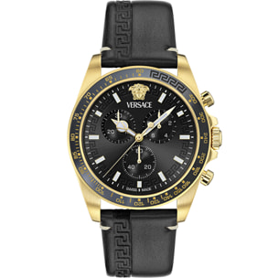 Versace Reloj Cronógrafo De Cuarzo Greca Chrono  Wave