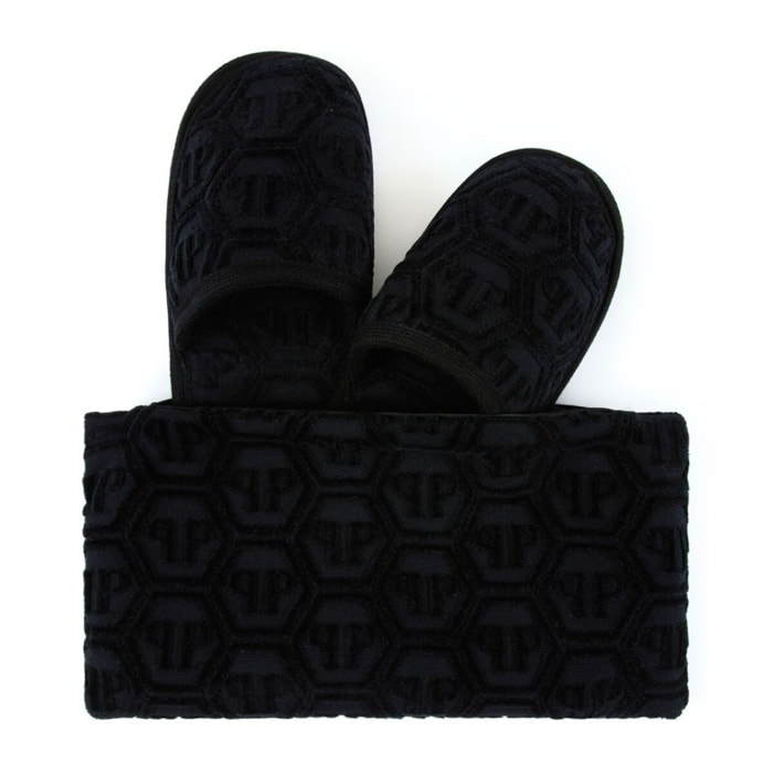 PHILIPP PLEIN Flat Slippers Hexagon