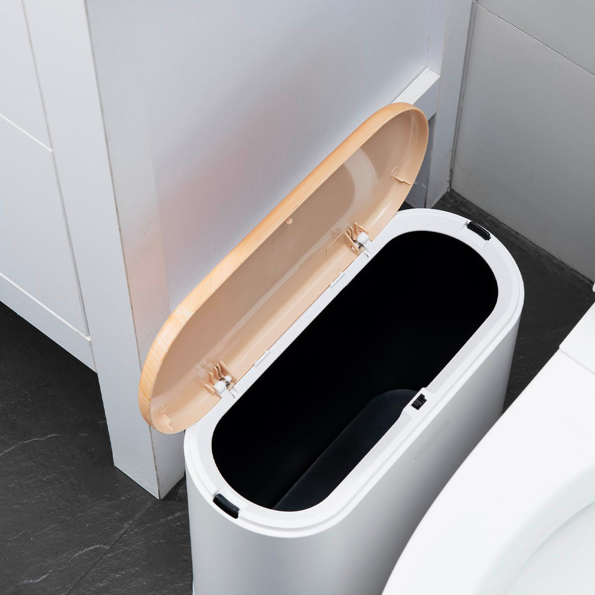 Poubelle de salle de bain push ALDO 10L