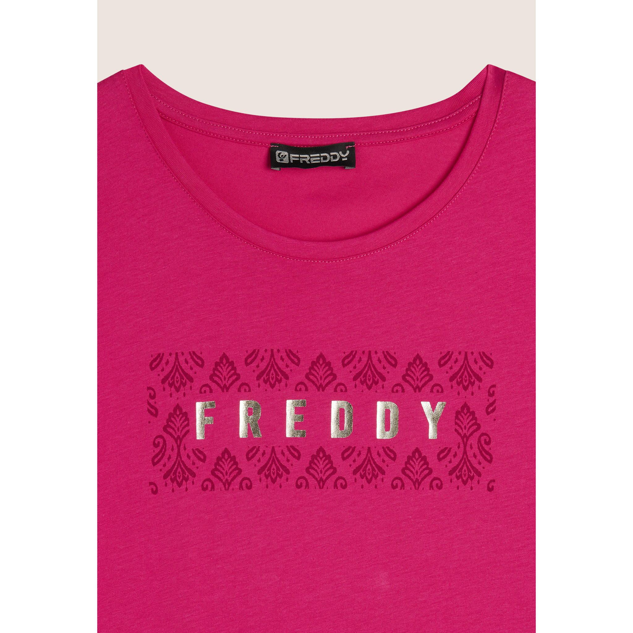 T-shirt in jersey leggero con grafica floreale