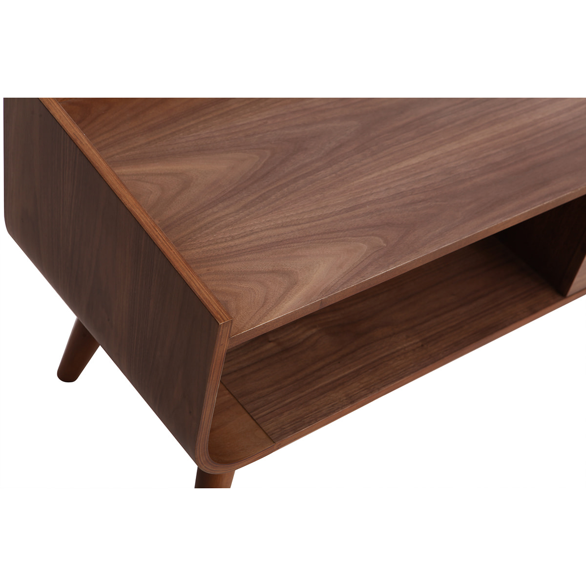 Meuble TV vintage bois noyer L180 cm HALLEN