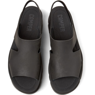 CAMPER Oruga Up -Sandalias Mujer Negro