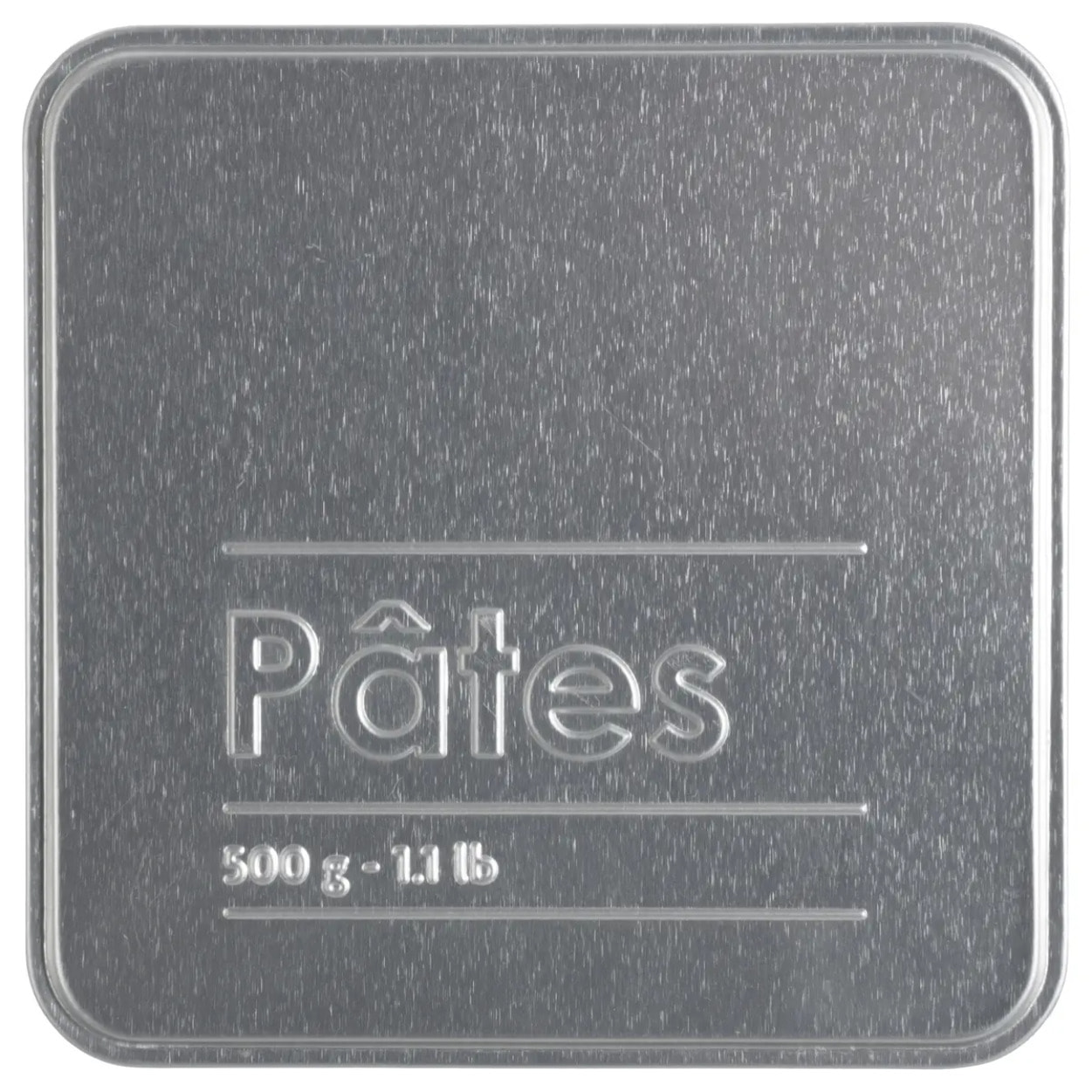 Boîte à pâtes "Black Edition" noir métal 500g