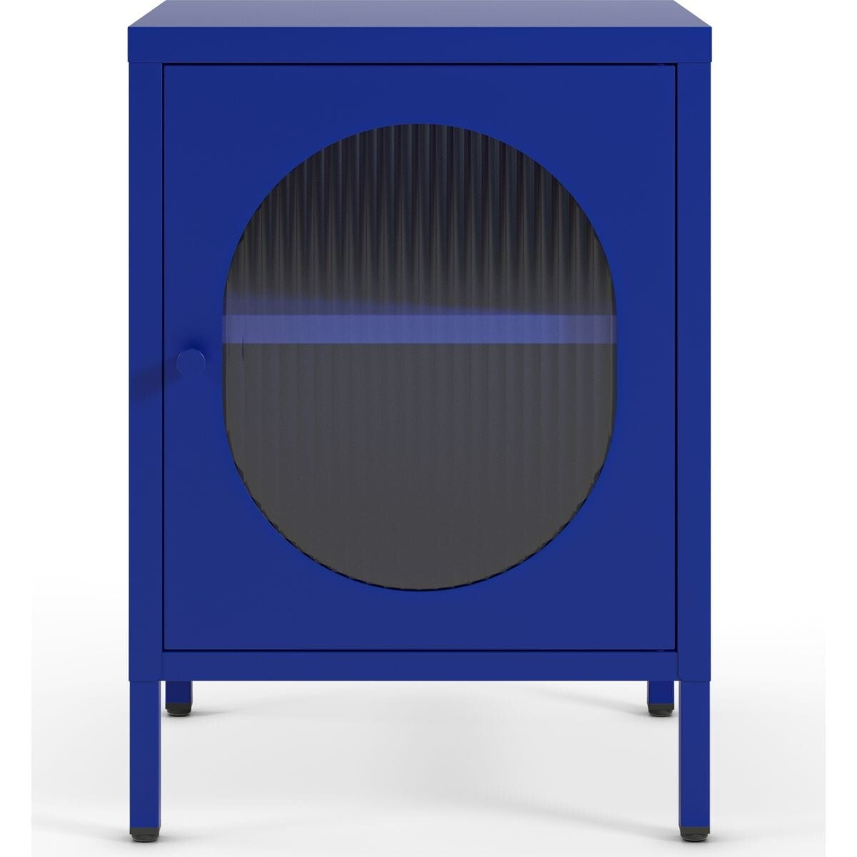 Table de chevet 1 porte en métal - YSIA